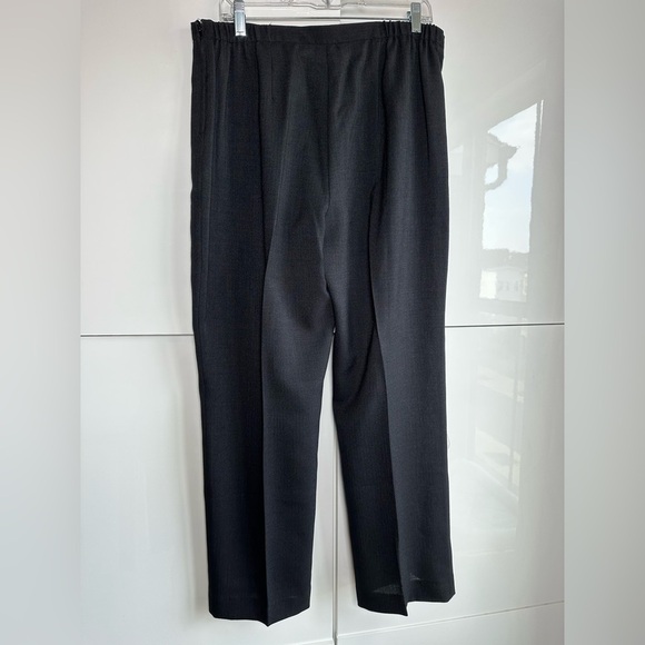 Kim Rogers 3 Piece Suit Black Jacket and Pant Leopard Print Skirt Size 16 - Picture 6 of 8